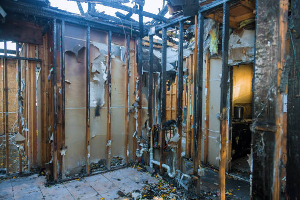 Professional Fire Damage Removal technician working in Watertown, WI